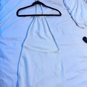 Edikted | Dresses | Edikteds Mini Dress White With An Open Back | Poshmark